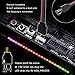 ALITOVE Addressable RGB PC LED Strip ARGB Magnetic PC Case Strip Light for ASUS Aura SYNC Gigabyte RGB Fusion MSI Mystic SYNC ASRock Polychrome RGB 3 pin 5V ADD Header Motherboard, 36cm 21 LED, 2pcs