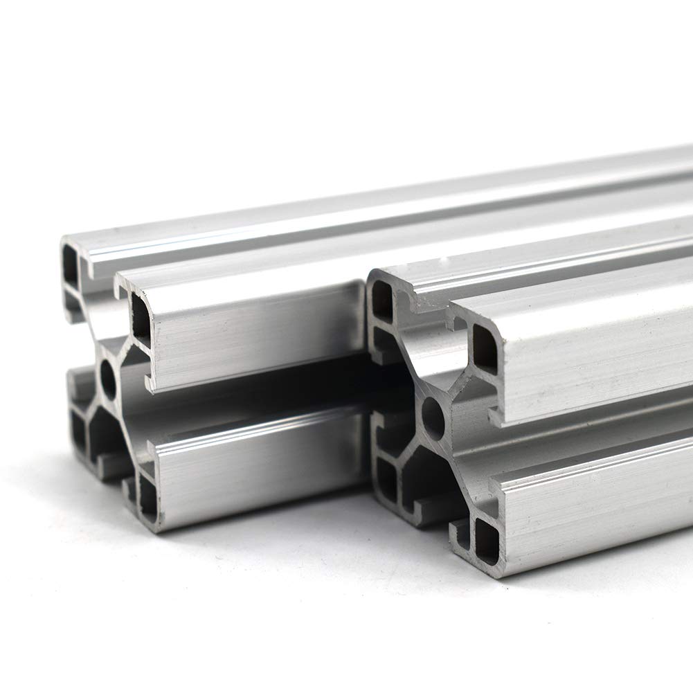 40 x 40 Strut Profile Aluminium Profile Nut 8 Cut 1000 mm 1 Piece