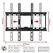Happyjoy Ultra Slim TV Wall Mount Bracket for 23-55 Inch Flat LCD LED Plasma HDTV Smart TV, Max VESA 400x400mm, Bubble Level Included