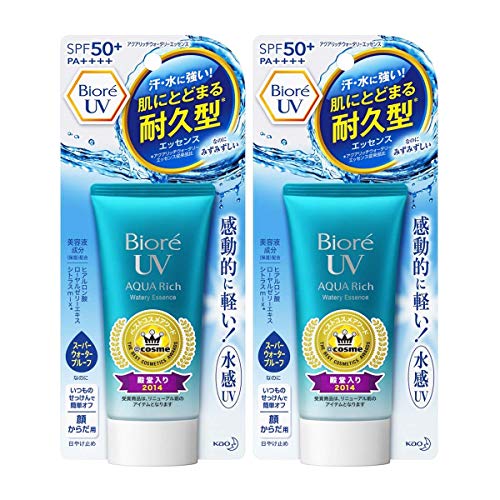 Biore UV Aqua Rich Watery Essence Sunscreen SPF50+ PA++++ 50g (Pack of