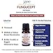 Fungucept Nail Repair Solution for Hands and Feet. Ideal for Discolored, Thickened, and Crumbled Nails. 100% Natural with Oil of Oregano. 0.33 oz. – 10 ml. by Zane Hellas