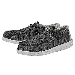 Hey Dude Men's Wally Stretch Meteorite Size 14