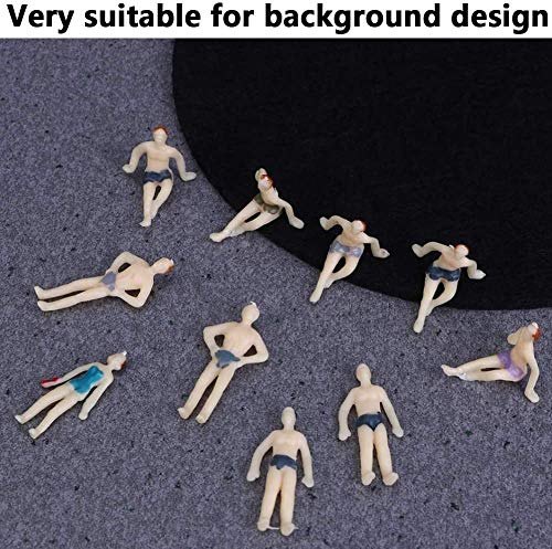 ZHIRCEKE 30pcs Architektonische Sandtisch Modell Material Mini künstliche Person Dekoration Figuren,Verschieden Sitzende… – Bild 3