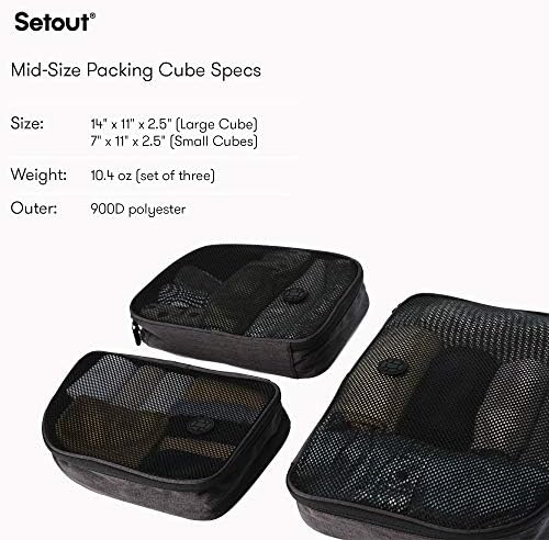 setout packing cubes