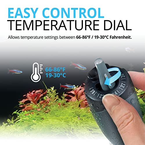 Fluval M50 UltraSlim Submersible Aquarium Heater 50W Underwater