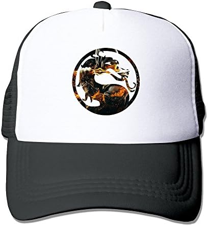 SAXON13 For Men Women Baseball-caps Meshback Cool Mortal Kombat Cap Hats Black