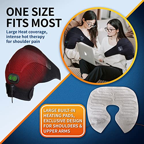 Shoulder Heating Pad with Vibration Massage for Arm Shoulder Pain