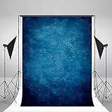 5x7ft Lfeey Vinyl Thin Photography Background Solid Color Theme Blue Backdrop Scene Photo Props for Photo Studio