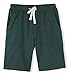 HETHCODE Men's Casual Classic Fit Cotton Elastic Jogger Gym Shorts