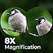 Wingspan Optics NatureSport 8X32 Waterproof Compact Binoculars for Bird Watching. Ultra-Lightweight, Rugged and Durable. Pocket-Size Binoculars for the Nature Lover on the Go. Formerly Polaris Optics.