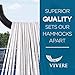 Vivere Double Cotton Hammock with Space Saving Stand and Carry Bag - Salsa