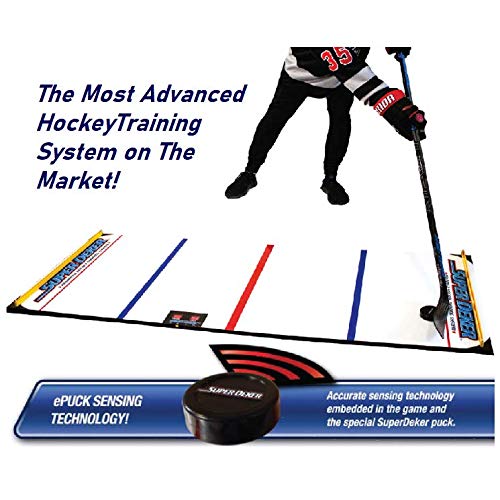 SuperDeker Advanced Ice Hockey Training System Real Ice Feel, Light