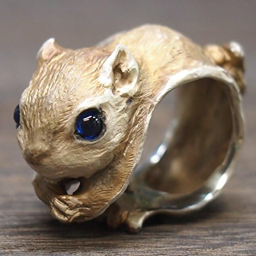 Amazon Decovienya デコヴィーニャ 手作りアクセサリー モモンガリング シルバー 受注制作 De 099 リング 通販