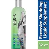Shed-X Dermaplex Liquid Daily Supplement for Dogs - 100% Natural - Eliminate Excessive Shedding with Daily Supplement of Essential Fatty Acids, Vitamins and Minerals (32 oz)