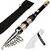Sougayilang Fishing Rod Mini Light Children Kids Portable Pocket Carbon Fiber Telescopic Travel Pole for Freshwater Fishing