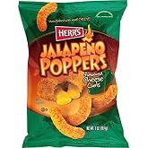 Herr's - JALAPENO POPPER CHEESE CURLS, 1 Oz (Pack of 7)