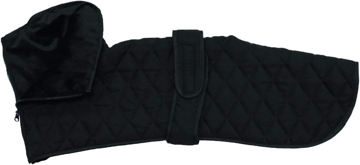 Croci C7274187 Greyhound Dog Jacket Black 65 cm