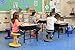 Kore Kids Wobble Chair - Flexible Seating Stool for Classroom & Elementary School, ADD/ADHD - Made in The USA - Age 6-7, Grade 1-2, Yellow (14in)