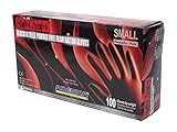 Adenna Night Angel 4 mil Nitrile Powder Free Exam Gloves (Black, Small) Box of 100