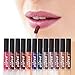 DONGXIUB Lip Gloss -12 Colors Set Waterproof Long Lasting Madly Matte Lip Gloss Liquid Lipstick Beauty Makeup Cosmetics
