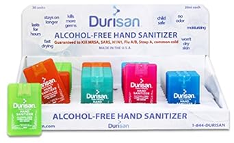 Amazon.com: Durisan Hand Sanitizer 17 ML Credit Card Spray