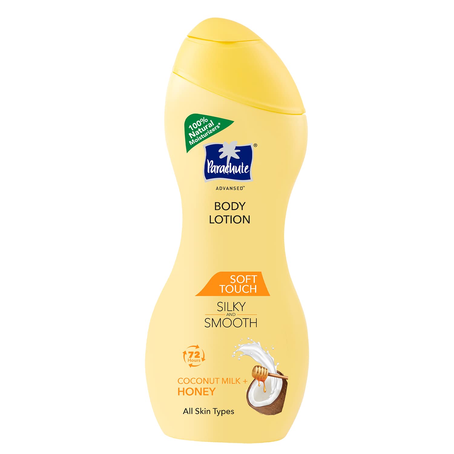 100% Natural Parachute Advansed Body Moisturiser 250ml (Dry Skin Intense Care) - For Soft & Silky Skin with Milk of Coconut Fruit - Same mfg as Parachute Coconut Oil