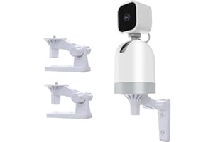 Adjustable Wall Mount Compatible with Blink Mini Pan-Tilt Camera, Eufy Security Indoor Cam, WYZE Cam Pan V3 V4, 2Pack Camera 