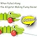 cossy Wooden Pull Toys for 1 Year Old, Alligator Push Toy for Toddler Toys