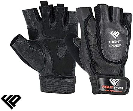 adsin® Guantes de Piel para Levantamiento de Pesas, Gimnasio ...