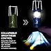 MalloMe Camping Lantern Green Blue 2 Pack Lanterns for Power Outages, Camping Lights for Tent Hanging, Camp Light Tent Lamp Emergency Battery Powered LED Lantern (Rechargeable Batteries Not Included)