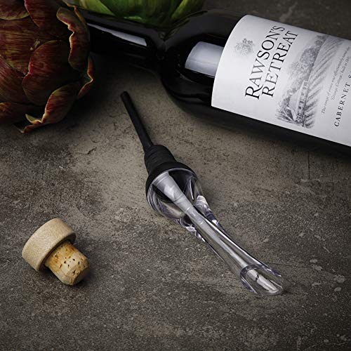 BeRicham Wine Aerator Pourer - Premium Wine Pourer Decanter for Aerating Wine Instantly Perfect Gift for Wine Lovers/Wine Accessories, FDA Approved, Gift Box Included