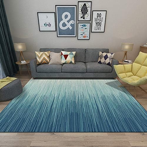 TYSYA Modern Style Area Rug Gradient Design Home Decoration Short-pile Soft Non-Slip Carpet Great for Living Room Bedroom,A,80x120cm