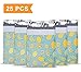 UCGOU Bubble Mailers 6x10 Inch Lemon Designer 25 Pack Poly Padded Envelopes Small Business Mailing Packages Self Seal Adhesive Waterproof Boutique Shipping Bags for Jewelry Makeup Supplies #0