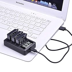 PowerTrust 3Pcs AHDBT-401 Battery for Gopro Hero 4