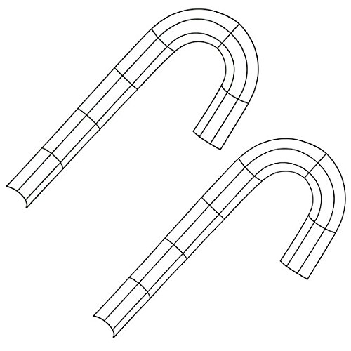 Candy Cane Wire Wreath Frame Set of 2