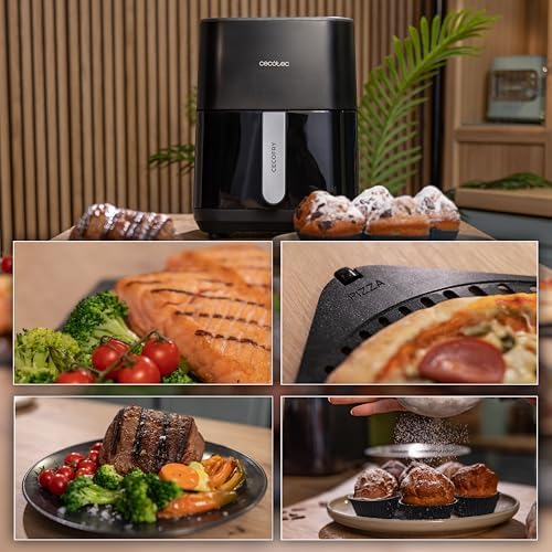 Heißluftfritteuse ohne Öl Cecofry&Grill Duoheat 4000 mit 4 L