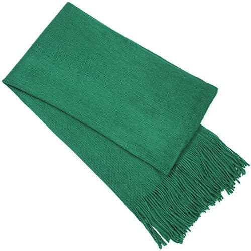 XYZHF**The autumn winter pure color Fancy Scarf dual-use thick warm a green Jxz-c