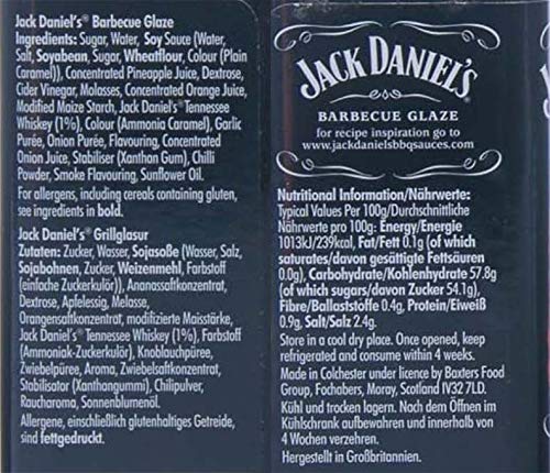 Jack Daniel's - Grillsauces & BBQ Glaze Tasting Package - 5 flessen in een set (1330g) - Smooth Original, Full Flavor… - Afbeelding 5