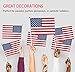 Bassion 20 PCS American Flag Lapel Pin Waving for Veterans Independence Memorial Day 4th of July Decor USA Flag Pins Accessaries