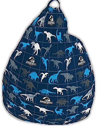 Jurassic Park, Dinosaur Bean Bag - Blue T-Rex Stegosaurus Brachiosaurus