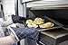 Oven Mitts Flame Retardant Mitts Heat Resistant to 425 °F 15 Inch Kitchen Mitt Black Color 2-Pack