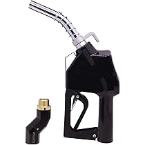 3/4" Green NPT Automatic Shut-Off Fuel Nozzle - 360° Swivel, 16 GPM, For Diesel, Gasoline, Kerosene