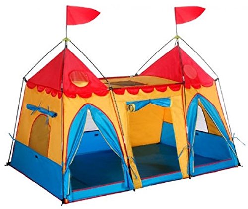 Fantasy Palace Two Castle Tower Kids Play Tent Foldable Playroom Accessories ,#G14E6GE4R-GE 4-TEW6W277389