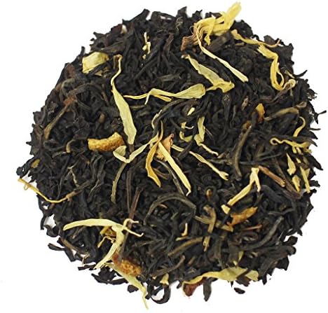 The Tea Farm - Mixed Orange Pikake (Jasmine) Fruit Tea - Premium Tropical Hawaiian Loose Leaf Black Tea Blend (16 Ounce Bag)