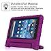 Fintie Shock Proof Case for Amazon Fire (Previous 5th Generation, 2015 7 inch) - Kiddie Series Light Weight Convertible Handle Stand Kids Friendly Cover, Purple