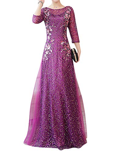 HÃ–TER Women's Oriental Beauty Folk Style Qipao Slim Dress Short Sleeve Printed Vintage Chinese Silk Cheongsam(S-XL)
