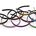 Adecco Glitter Headbands for Girls - Sparkly Colorful Plastic Headbands (10 Pcs)
