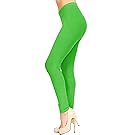 VIV Collection Solid Brushed Leggings (Charcoal, 4 (S) - 12 (L))