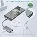Onvian 3 in 1 USB C to 3.5mm Headphone Charge Adapter Audio Earphones Jack Adapter with PD Charging Port Compatible for Google Pixel 2/2 XL/3/3XL/HTC U11/ Moto Z/Essential PH-1/Samsung More (TYC)thumb 2