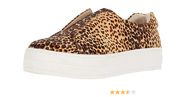 j slides heidi leopard sneaker